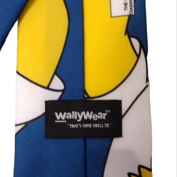 Ralph Marlin‎ Vintage 1998 Bart Simpson Blue/Yellow Men's Tie - Picture 4 of 7